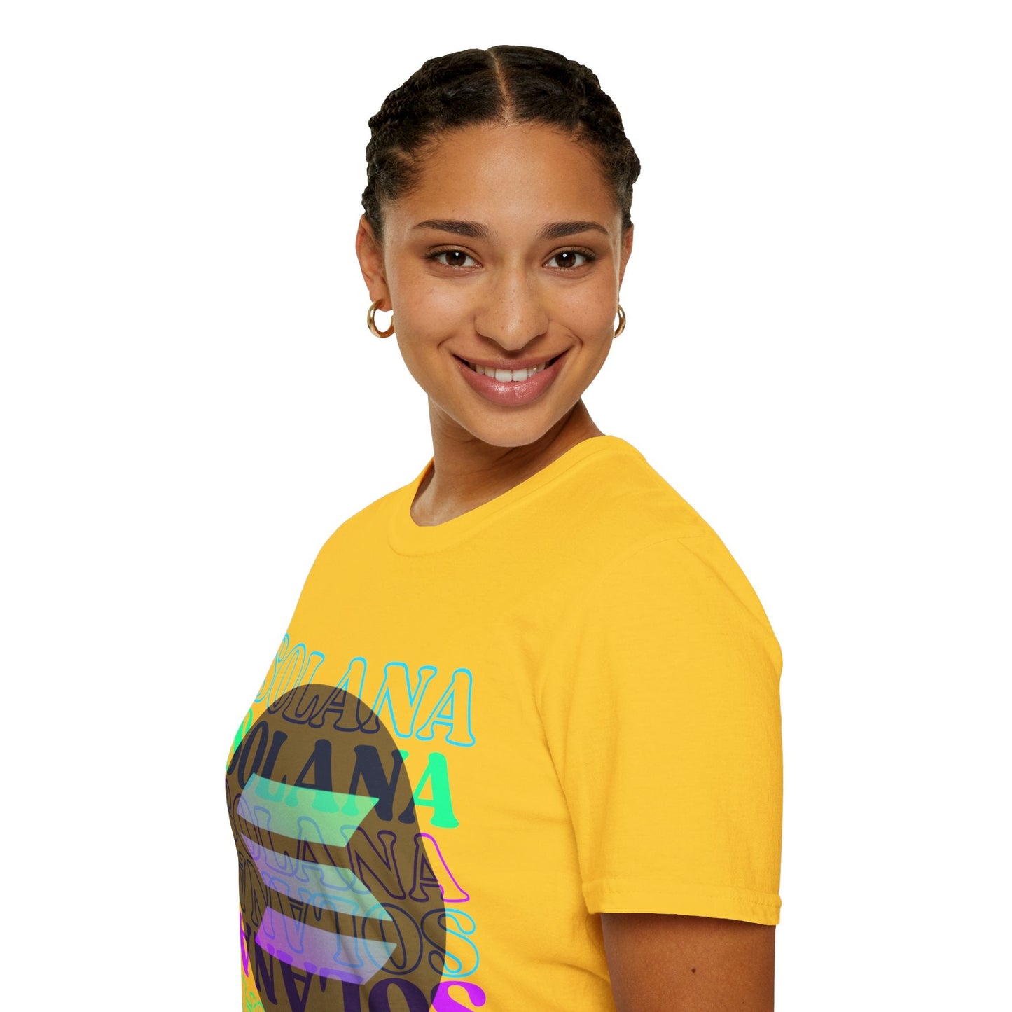 Solana Solana Solana (SOL) LTcolors Unisex T-Shirt by cypherpunkgear – cypherpunkgear.com | Cypherpunk Merch