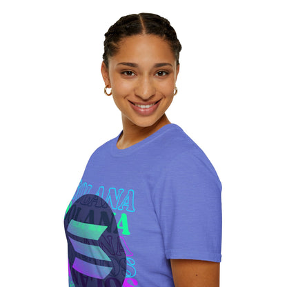Solana Solana Solana (SOL) LTcolors Unisex T-Shirt by cypherpunkgear – cypherpunkgear.com | Cypherpunk Merch