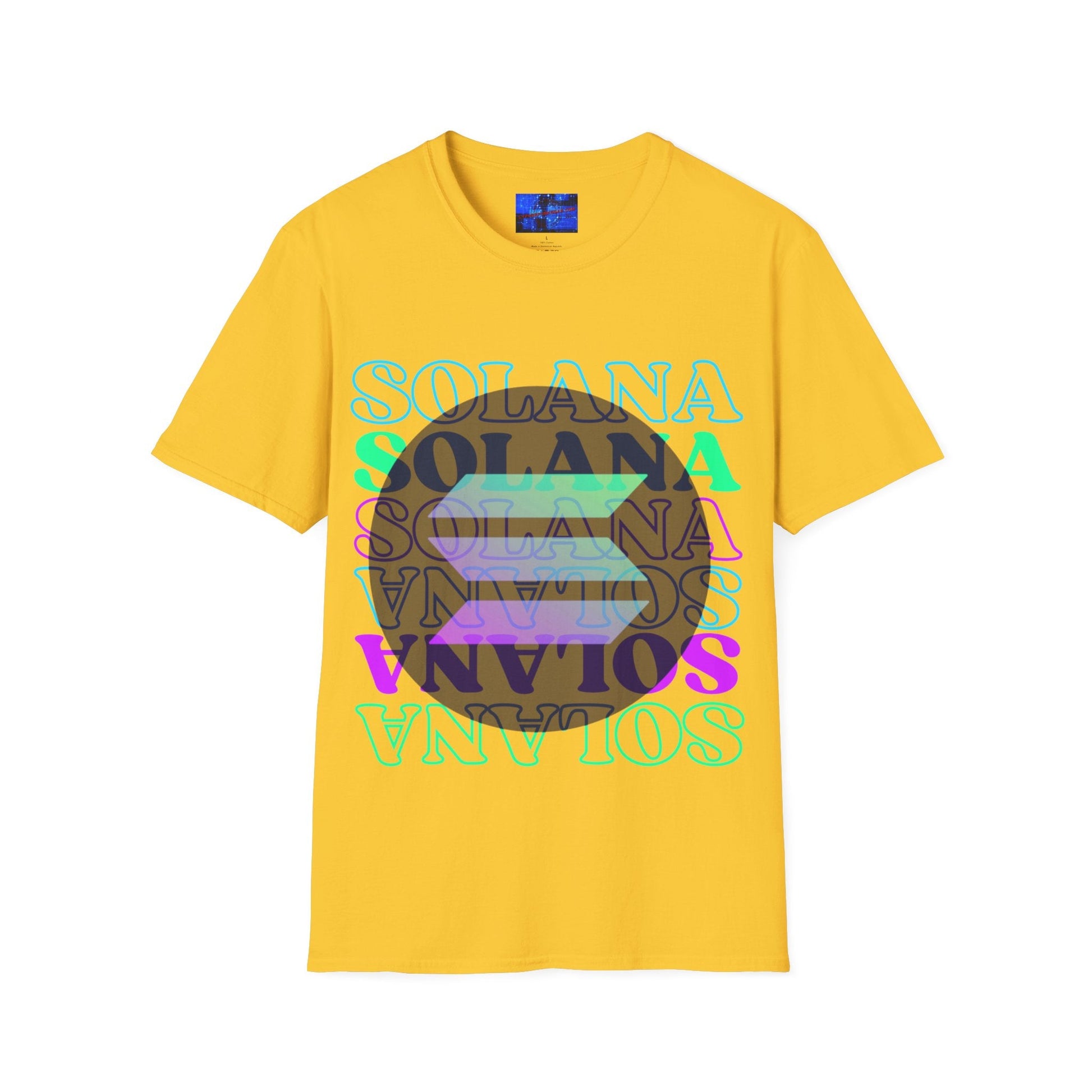 Solana Solana Solana (SOL) LTcolors Unisex T-Shirt by cypherpunkgear – cypherpunkgear.com | Cypherpunk Merch