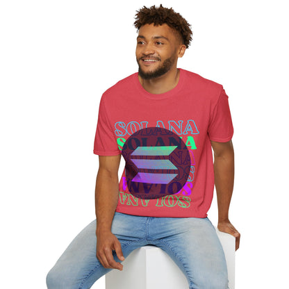 Solana Solana Solana (SOL) LTcolors Unisex T-Shirt by cypherpunkgear – cypherpunkgear.com | Cypherpunk Merch