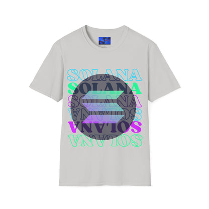Solana Solana Solana (SOL) LTcolors Unisex T-Shirt by cypherpunkgear – cypherpunkgear.com | Cypherpunk Merch