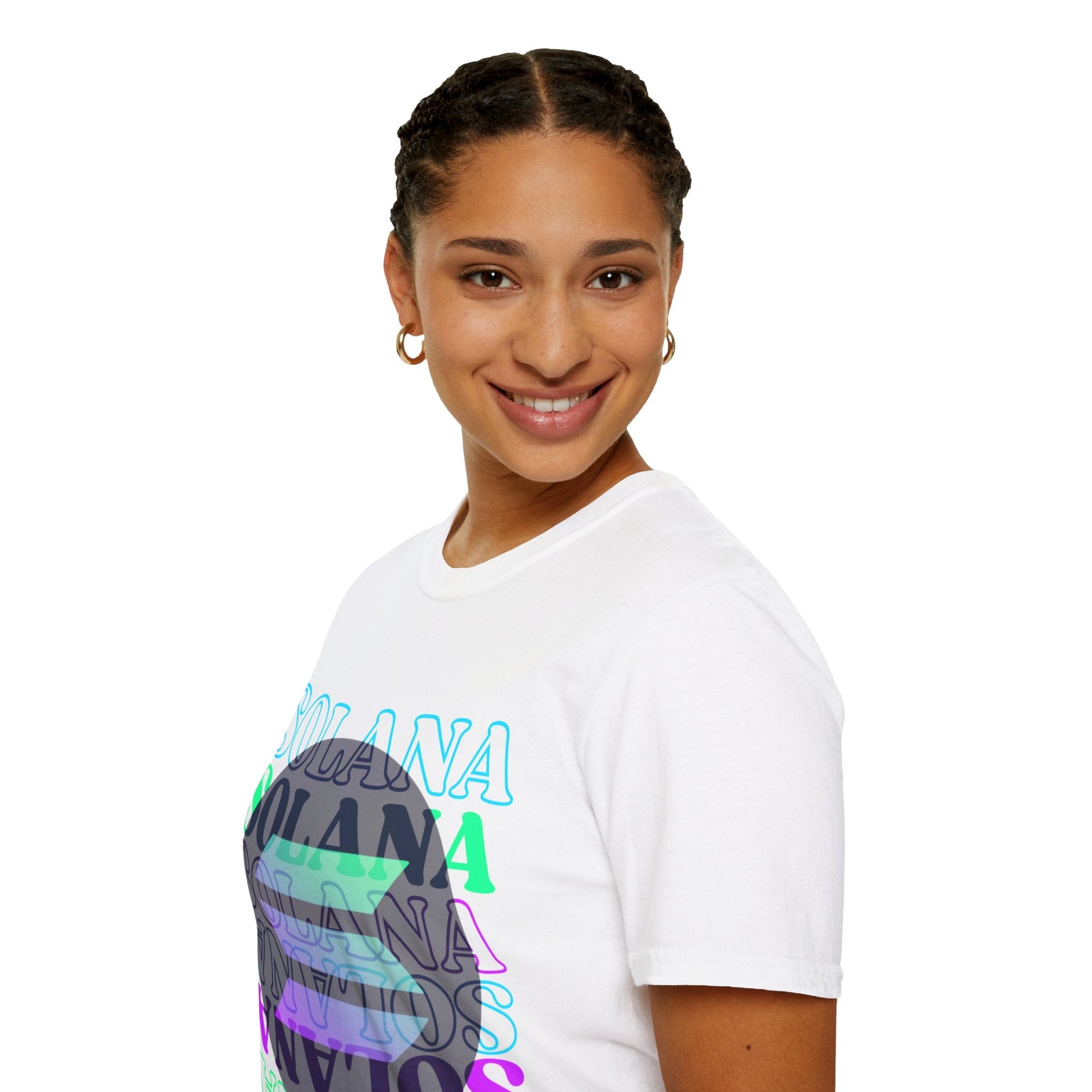 Solana Solana Solana (SOL) LTcolors Unisex T-Shirt by cypherpunkgear – cypherpunkgear.com | Cypherpunk Merch