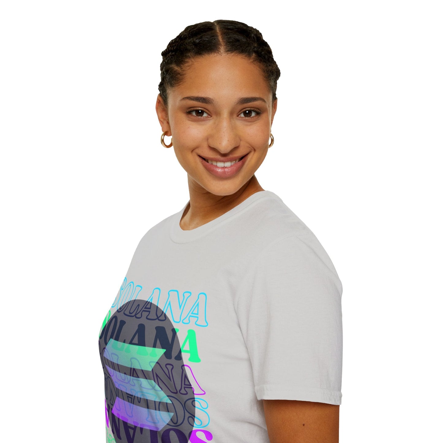Solana Solana Solana (SOL) LTcolors Unisex T-Shirt by cypherpunkgear – cypherpunkgear.com | Cypherpunk Merch