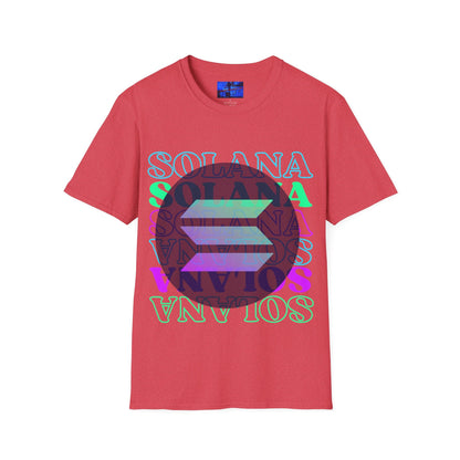 Solana Solana Solana (SOL) LTcolors Unisex T-Shirt by cypherpunkgear – cypherpunkgear.com | Cypherpunk Merch