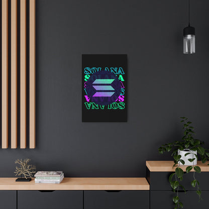 Solana Solana Solana (SOL) Metal Art Sign by cypherpunkgear – cypherpunkgear.com | Cypherpunk Merch