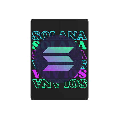 Solana Solana Solana (SOL) Metal Art Sign by cypherpunkgear – cypherpunkgear.com | Cypherpunk Merch