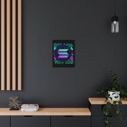 Solana Solana Solana (SOL) Metal Art Sign by cypherpunkgear – cypherpunkgear.com | Cypherpunk Merch
