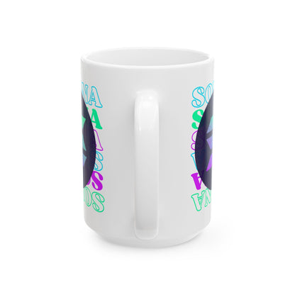 Solana Solana Solana (SOL) White Mug by cypherpunkgear – cypherpunkgear.com | Cypherpunk Merch