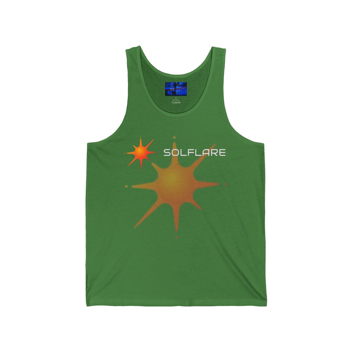 Solflare Unisex Jersey Tank Top by cypherpunkgear – cypherpunkgear.com | Cypherpunk Merch