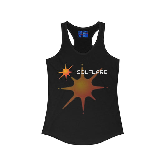 Solflare Women's Racerback Tank Top by cypherpunkgear – cypherpunkgear.com | Cypherpunk Merch