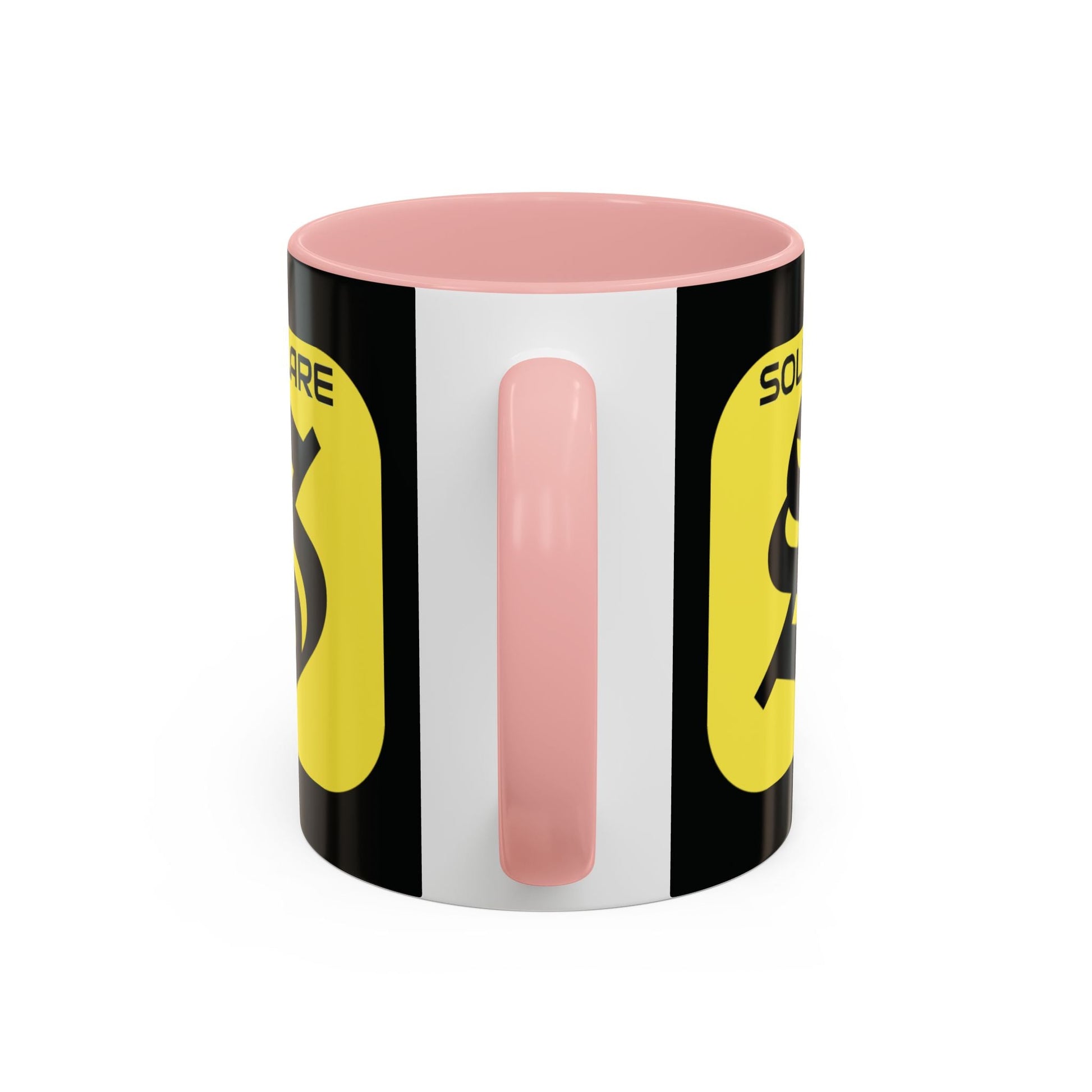 SolflareLogo Black Accent Mug by cypherpunkgear.com – cypherpunkgear.com | Cypherpunk Merch