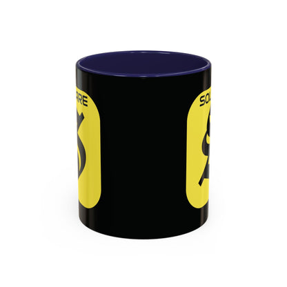 SolflareLogo Black Accent Mug by cypherpunkgear.com – cypherpunkgear.com | Cypherpunk Merch