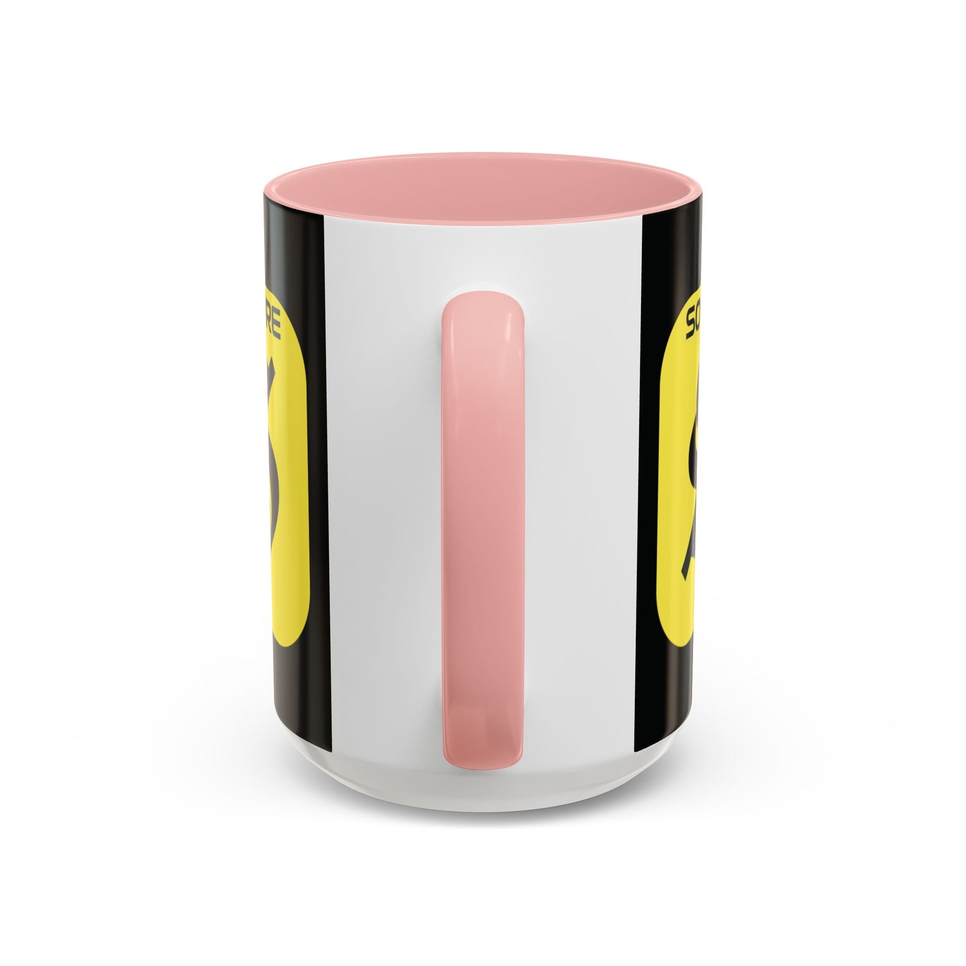 SolflareLogo Black Accent Mug by cypherpunkgear.com – cypherpunkgear.com | Cypherpunk Merch