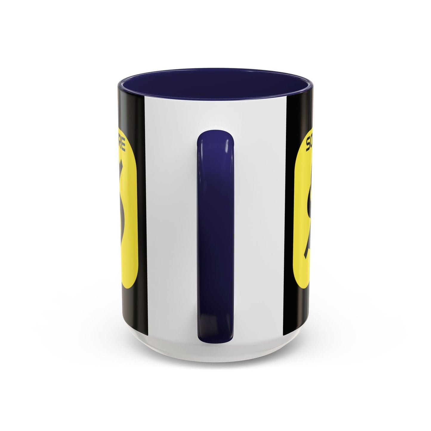 SolflareLogo Black Accent Mug by cypherpunkgear.com – cypherpunkgear.com | Cypherpunk Merch