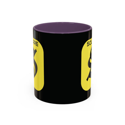 SolflareLogo Black Accent Mug by cypherpunkgear.com – cypherpunkgear.com | Cypherpunk Merch