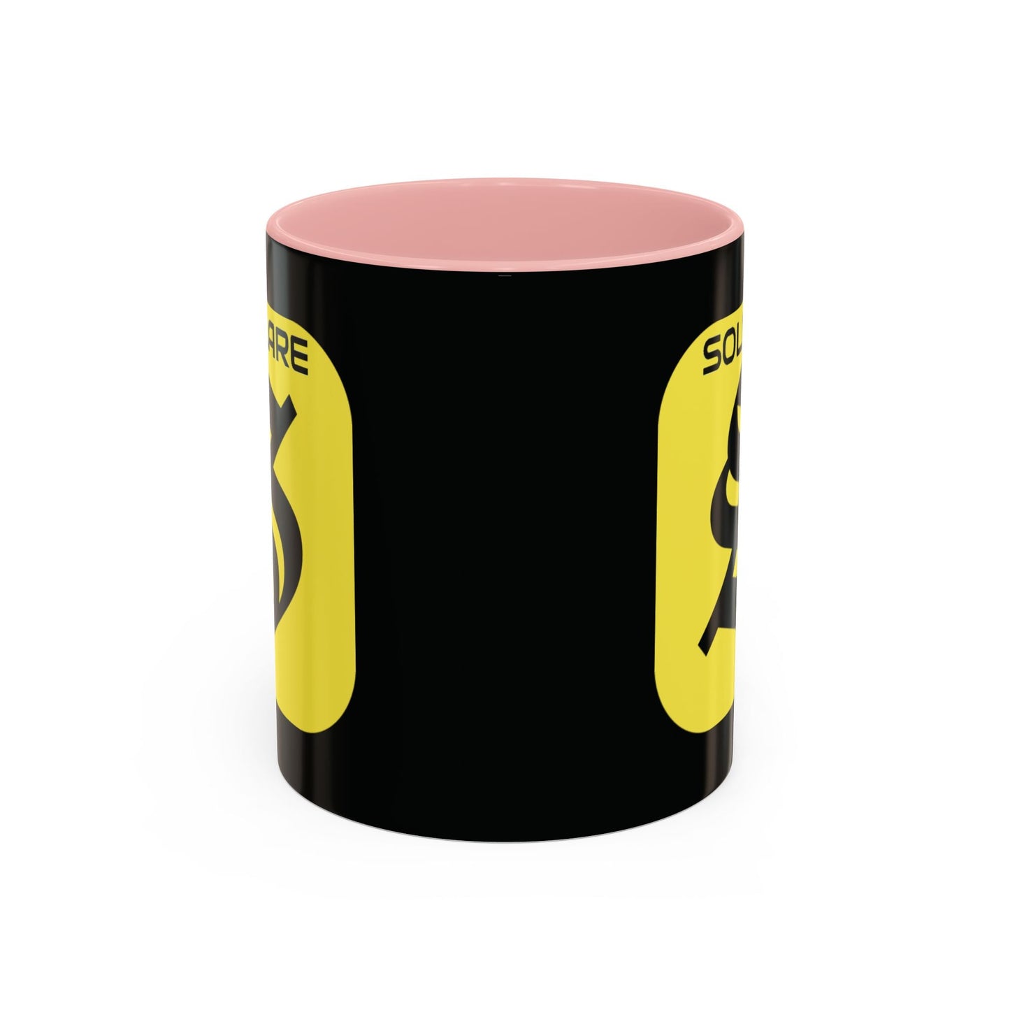 SolflareLogo Black Accent Mug by cypherpunkgear.com – cypherpunkgear.com | Cypherpunk Merch