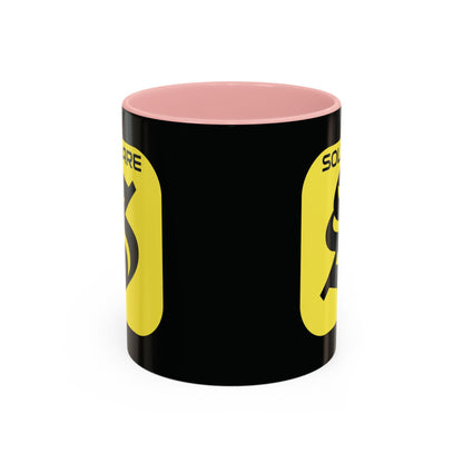 SolflareLogo Black Accent Mug by cypherpunkgear.com – cypherpunkgear.com | Cypherpunk Merch