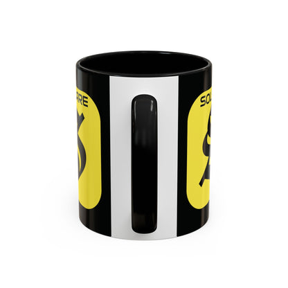 SolflareLogo Black Accent Mug by cypherpunkgear.com – cypherpunkgear.com | Cypherpunk Merch