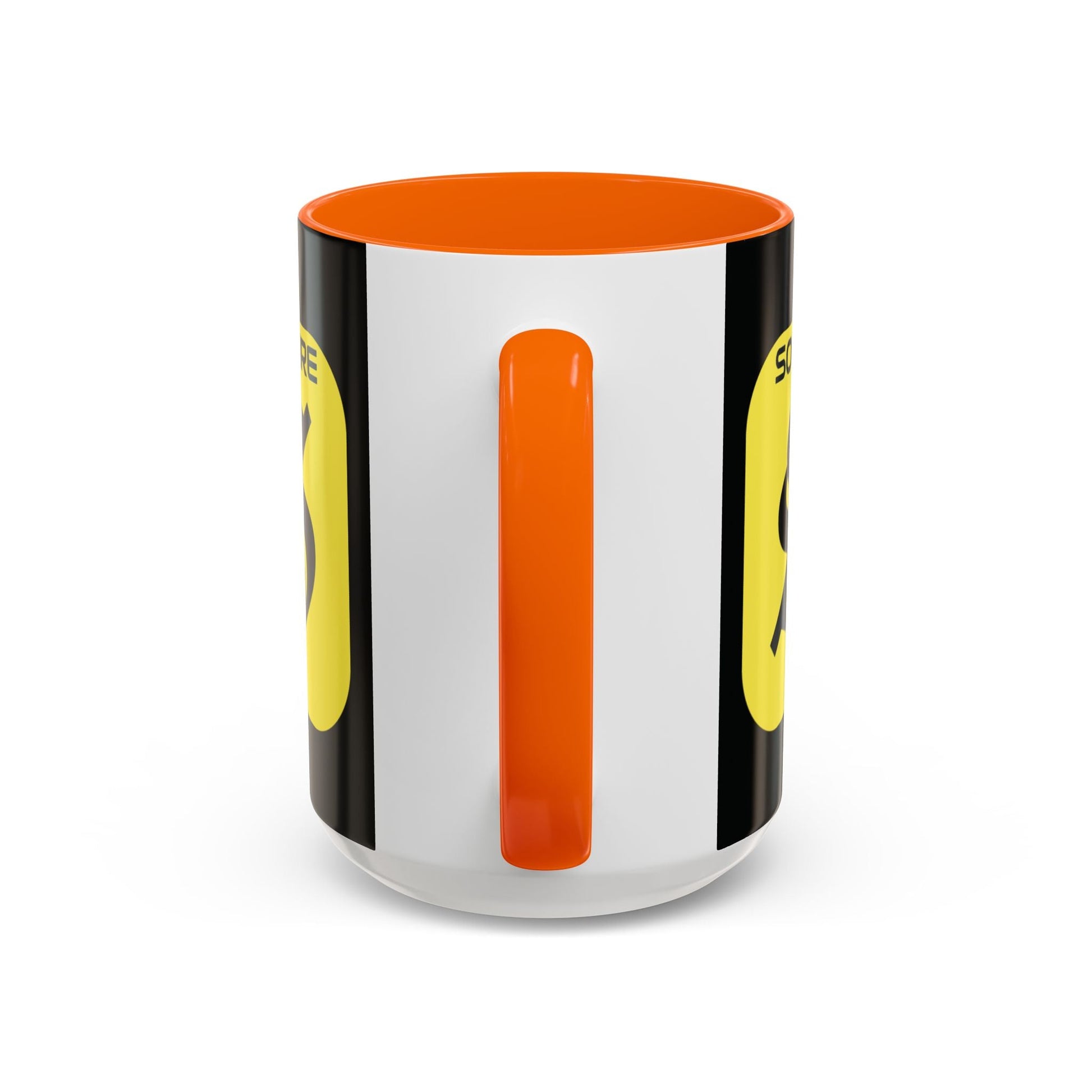 SolflareLogo Black Accent Mug by cypherpunkgear.com – cypherpunkgear.com | Cypherpunk Merch
