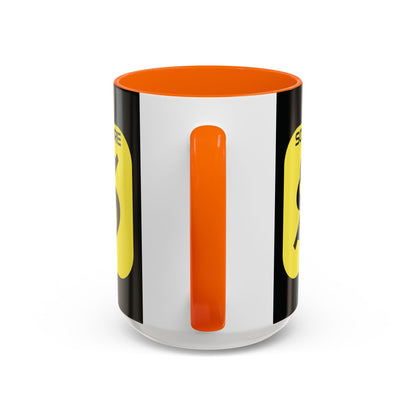 SolflareLogo Black Accent Mug by cypherpunkgear.com – cypherpunkgear.com | Cypherpunk Merch