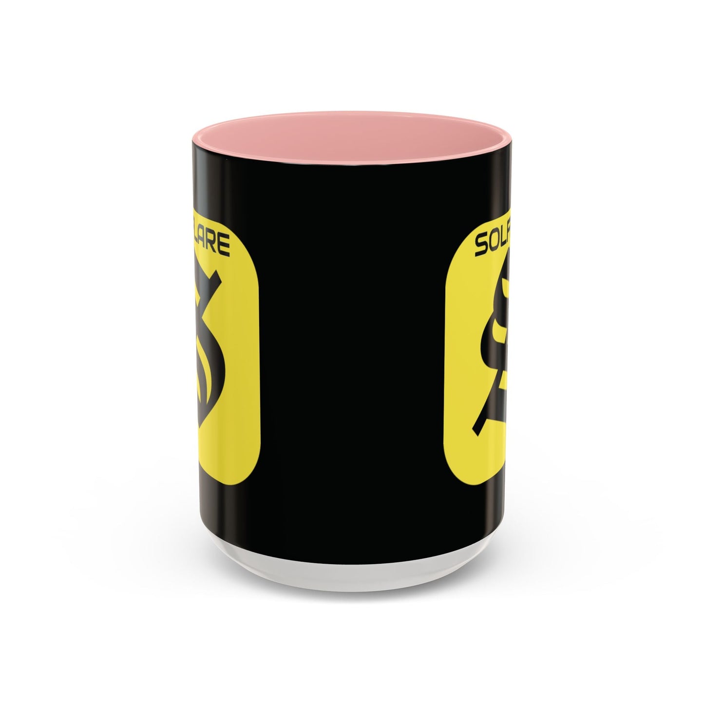 SolflareLogo Black Accent Mug by cypherpunkgear.com – cypherpunkgear.com | Cypherpunk Merch