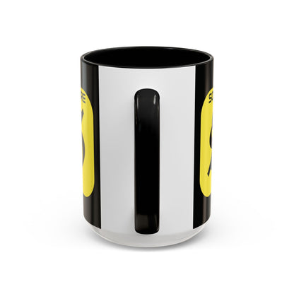SolflareLogo Black Accent Mug by cypherpunkgear.com – cypherpunkgear.com | Cypherpunk Merch
