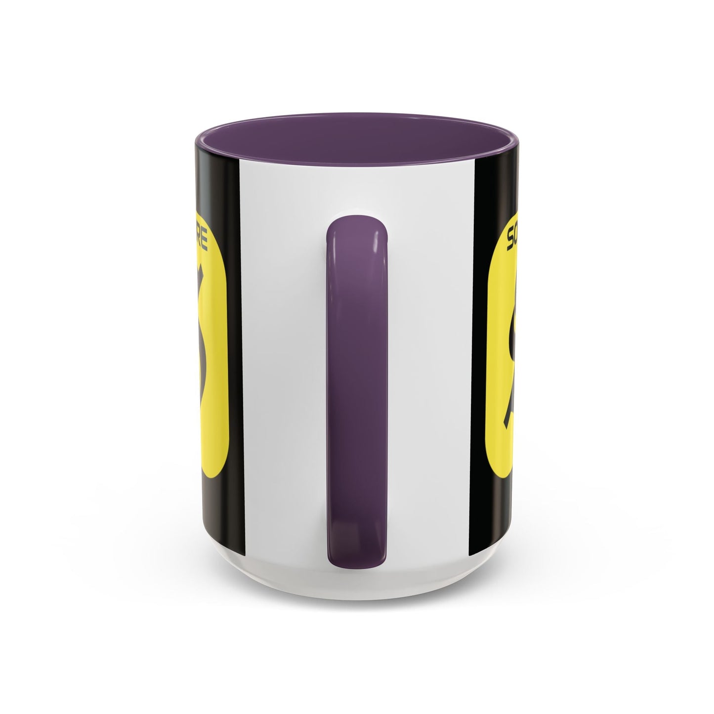 SolflareLogo Black Accent Mug by cypherpunkgear.com – cypherpunkgear.com | Cypherpunk Merch