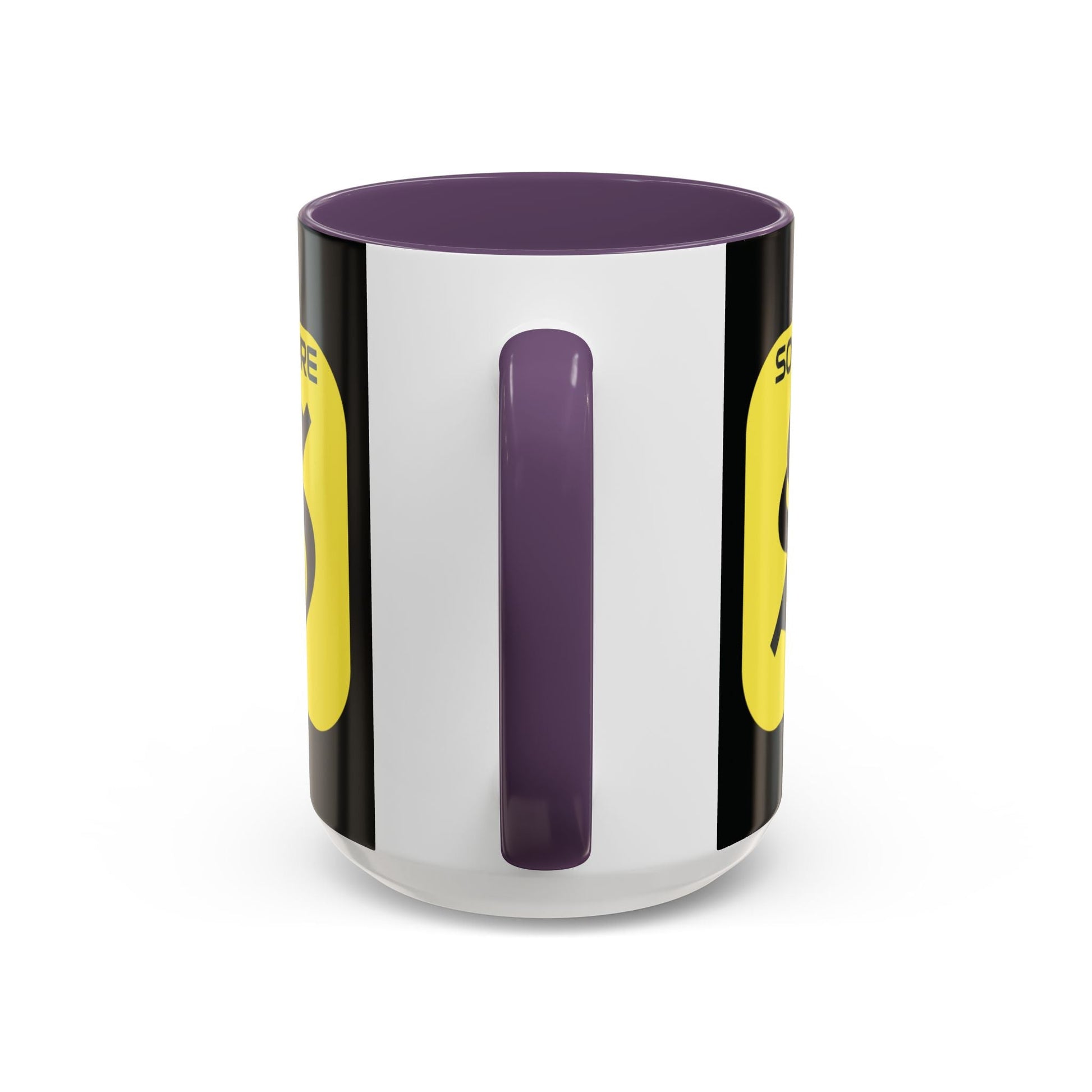 SolflareLogo Black Accent Mug by cypherpunkgear.com – cypherpunkgear.com | Cypherpunk Merch