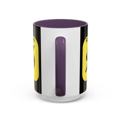 SolflareLogo Black Accent Mug by cypherpunkgear.com – cypherpunkgear.com | Cypherpunk Merch