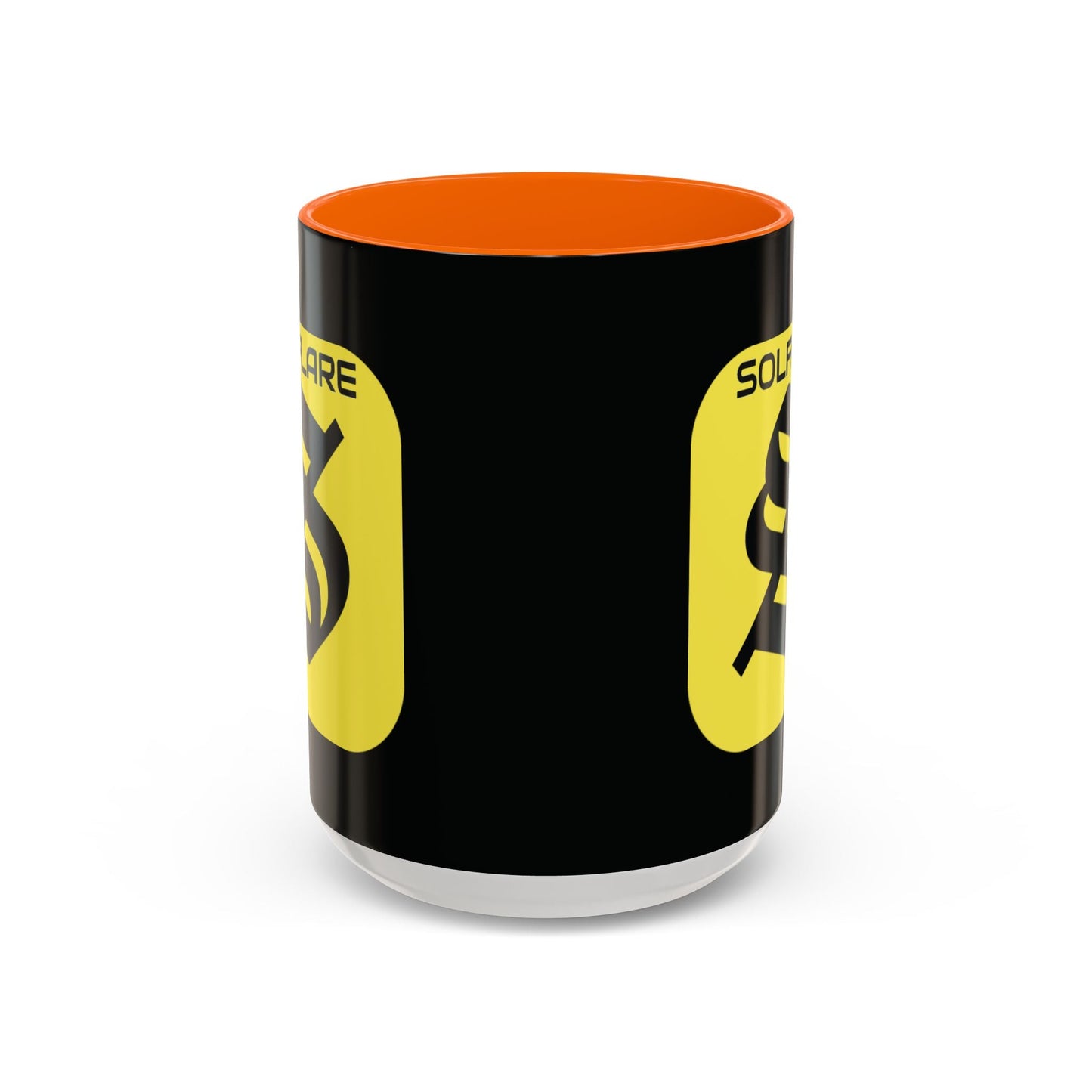 SolflareLogo Black Accent Mug by cypherpunkgear.com – cypherpunkgear.com | Cypherpunk Merch