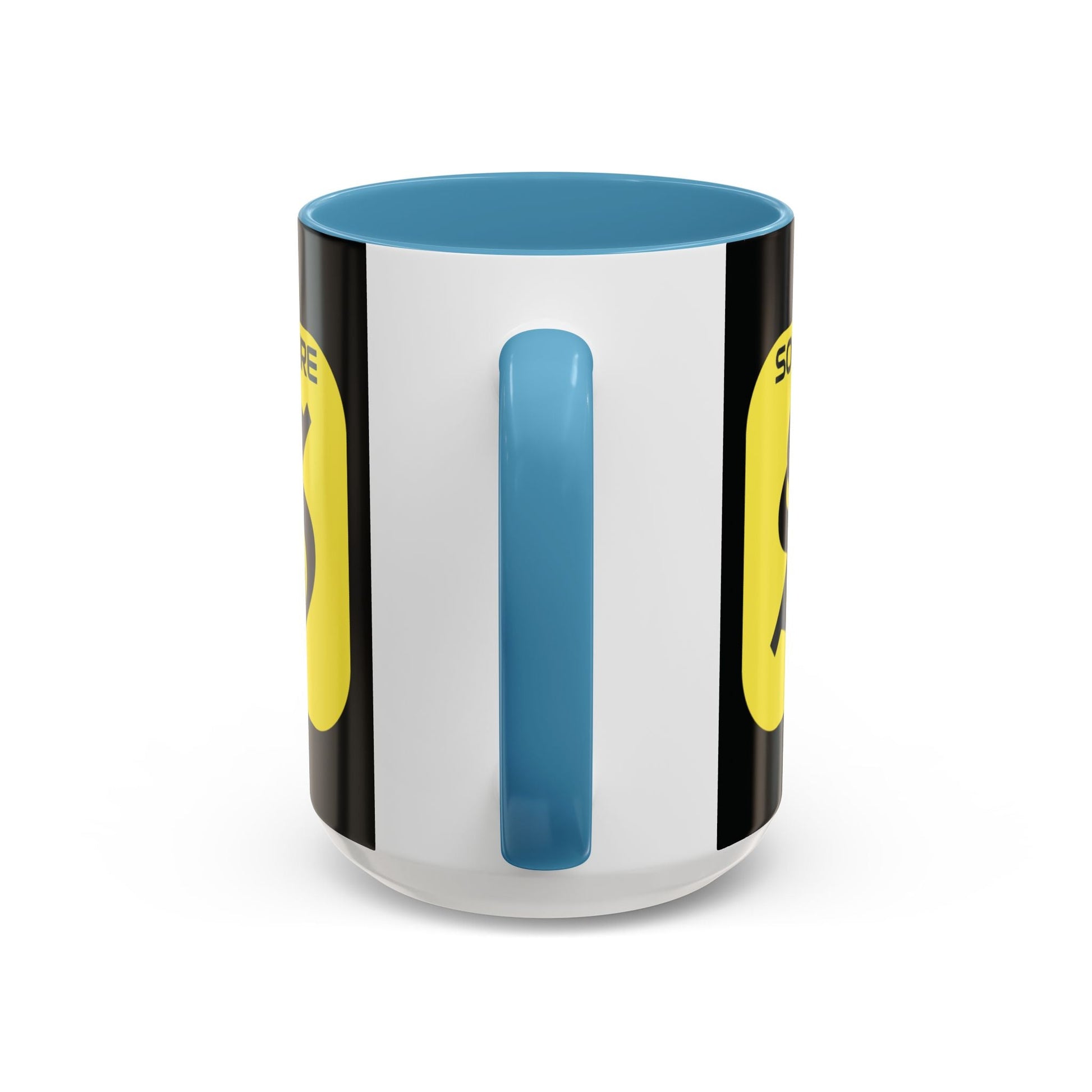 SolflareLogo Black Accent Mug by cypherpunkgear.com – cypherpunkgear.com | Cypherpunk Merch