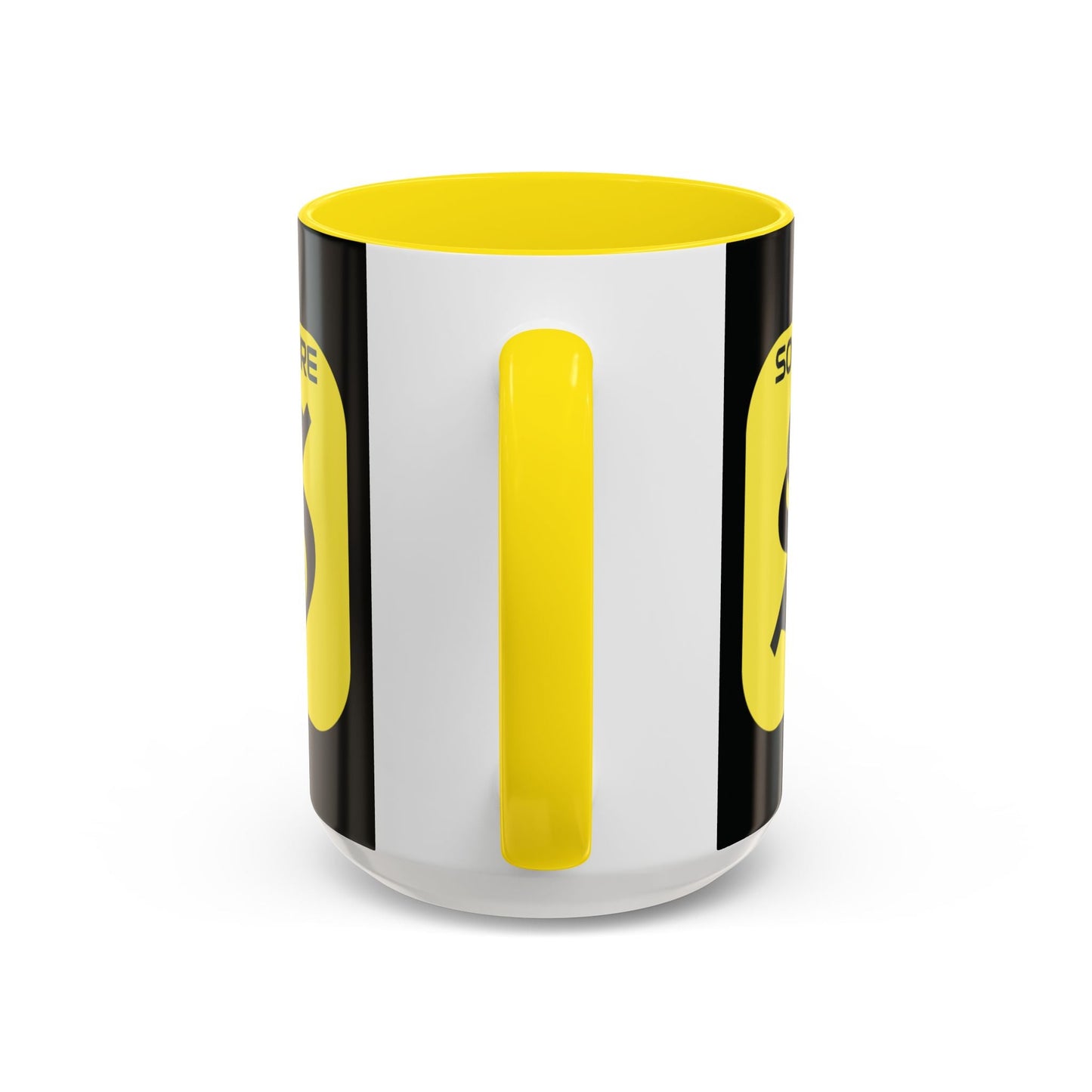 SolflareLogo Black Accent Mug by cypherpunkgear.com – cypherpunkgear.com | Cypherpunk Merch