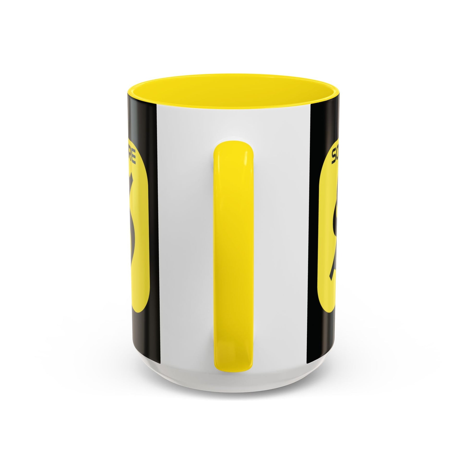 SolflareLogo Black Accent Mug by cypherpunkgear.com – cypherpunkgear.com | Cypherpunk Merch