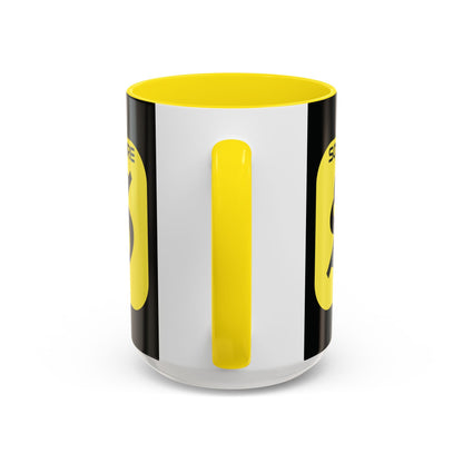 SolflareLogo Black Accent Mug by cypherpunkgear.com – cypherpunkgear.com | Cypherpunk Merch
