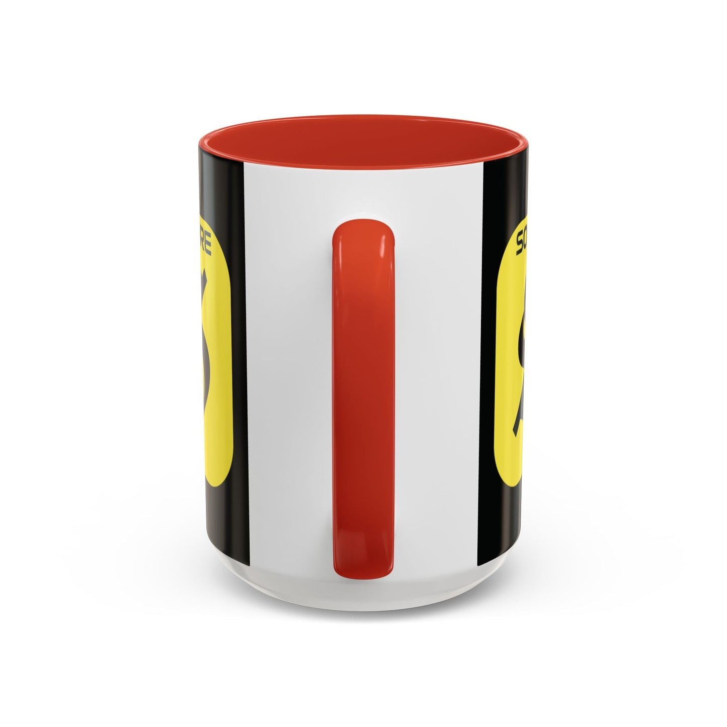 SolflareLogo Black Accent Mug by cypherpunkgear.com – cypherpunkgear.com | Cypherpunk Merch