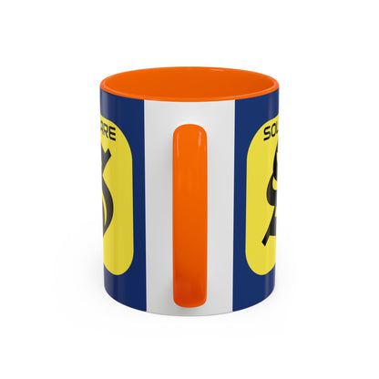 SolflareLogo Blue Accent Mug by cypherpunkgear.com – cypherpunkgear.com | Cypherpunk Merch