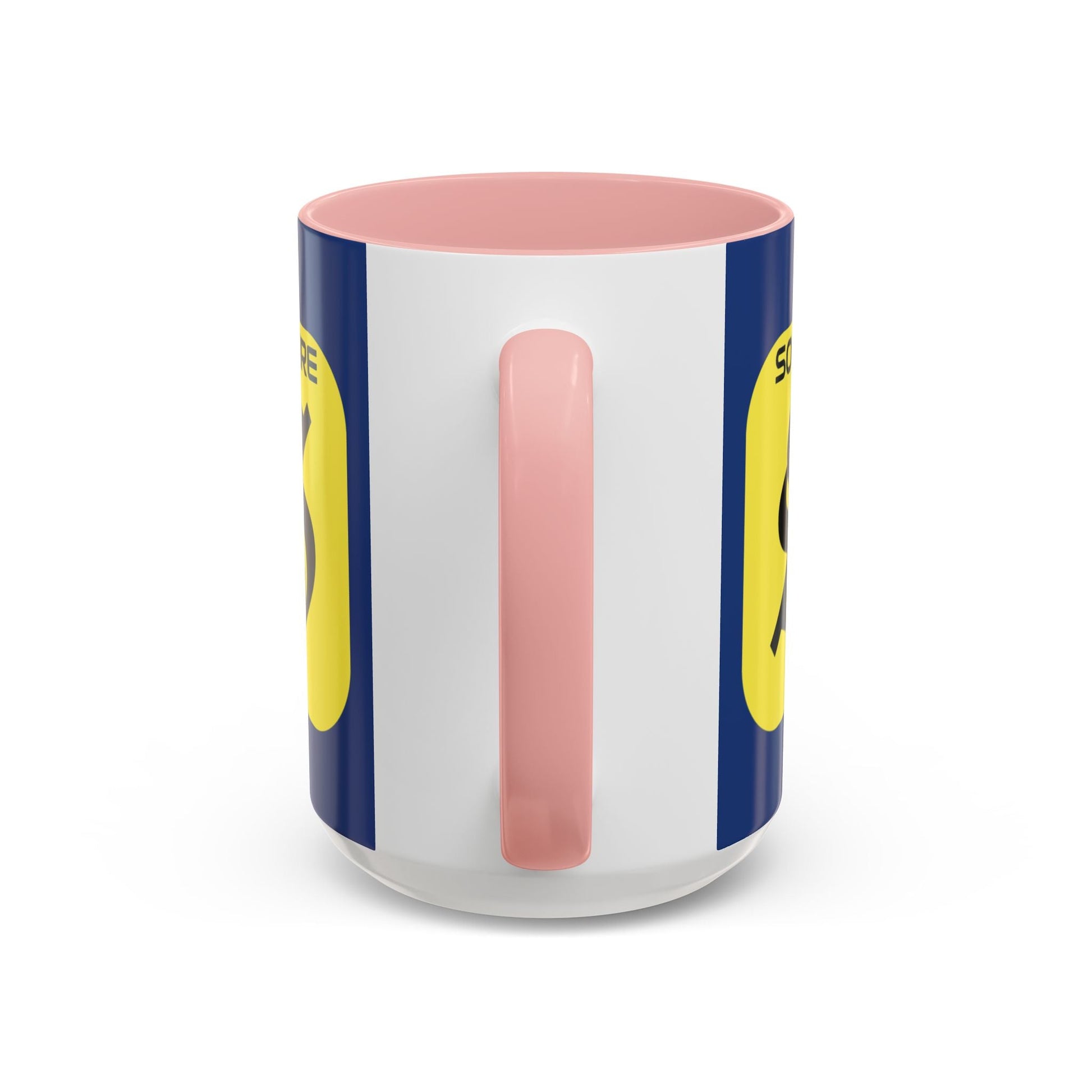 SolflareLogo Blue Accent Mug by cypherpunkgear.com – cypherpunkgear.com | Cypherpunk Merch