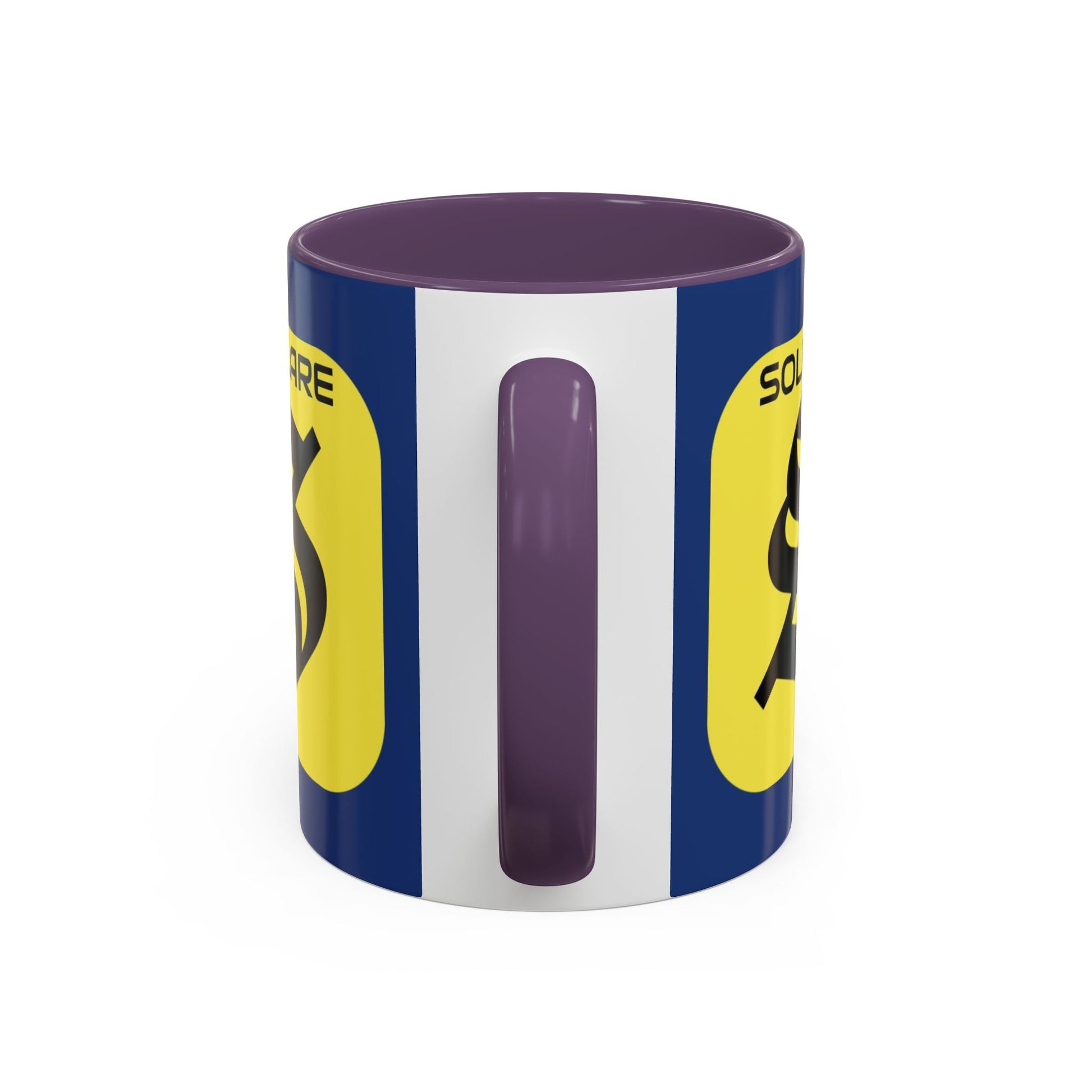 SolflareLogo Blue Accent Mug by cypherpunkgear.com – cypherpunkgear.com | Cypherpunk Merch