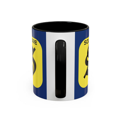 SolflareLogo Blue Accent Mug by cypherpunkgear.com – cypherpunkgear.com | Cypherpunk Merch