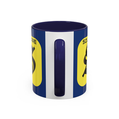 SolflareLogo Blue Accent Mug by cypherpunkgear.com – cypherpunkgear.com | Cypherpunk Merch