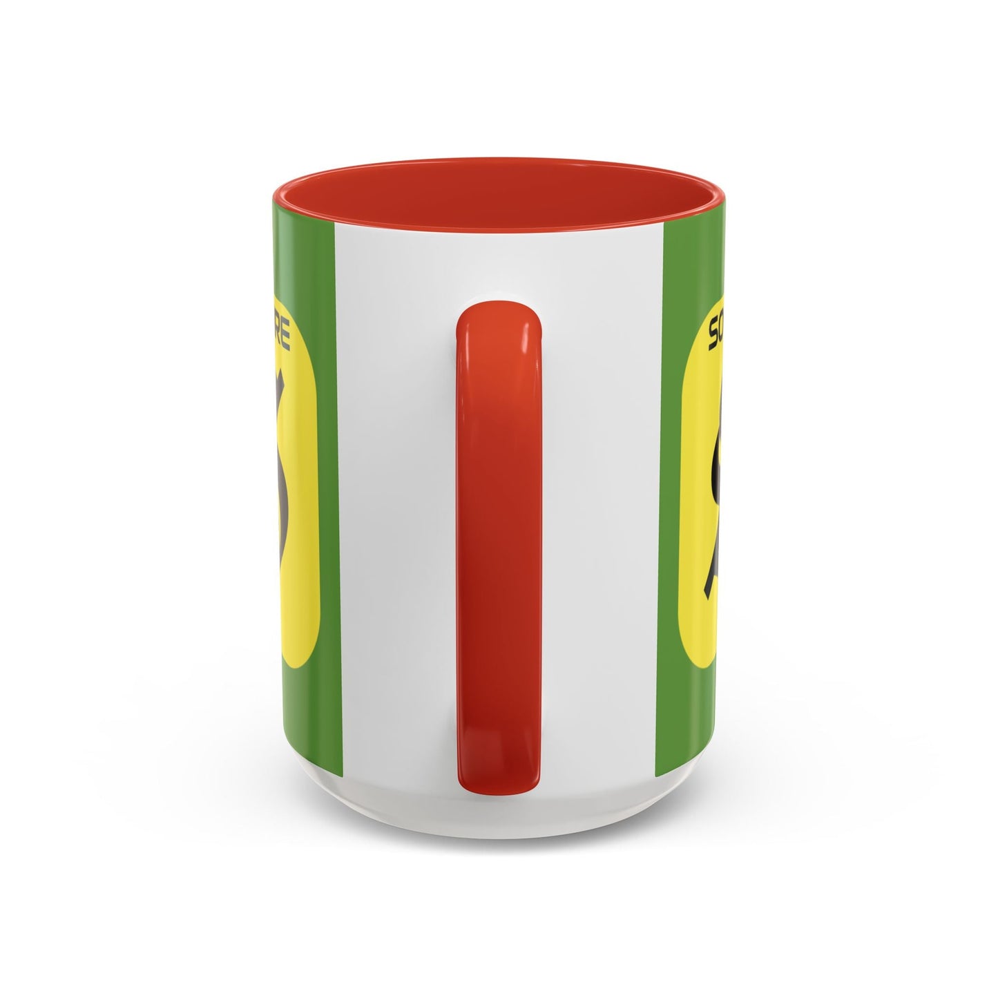 SolflareLogo Green Accent Mug by cypherpunkgear.com – cypherpunkgear.com | Cypherpunk Merch
