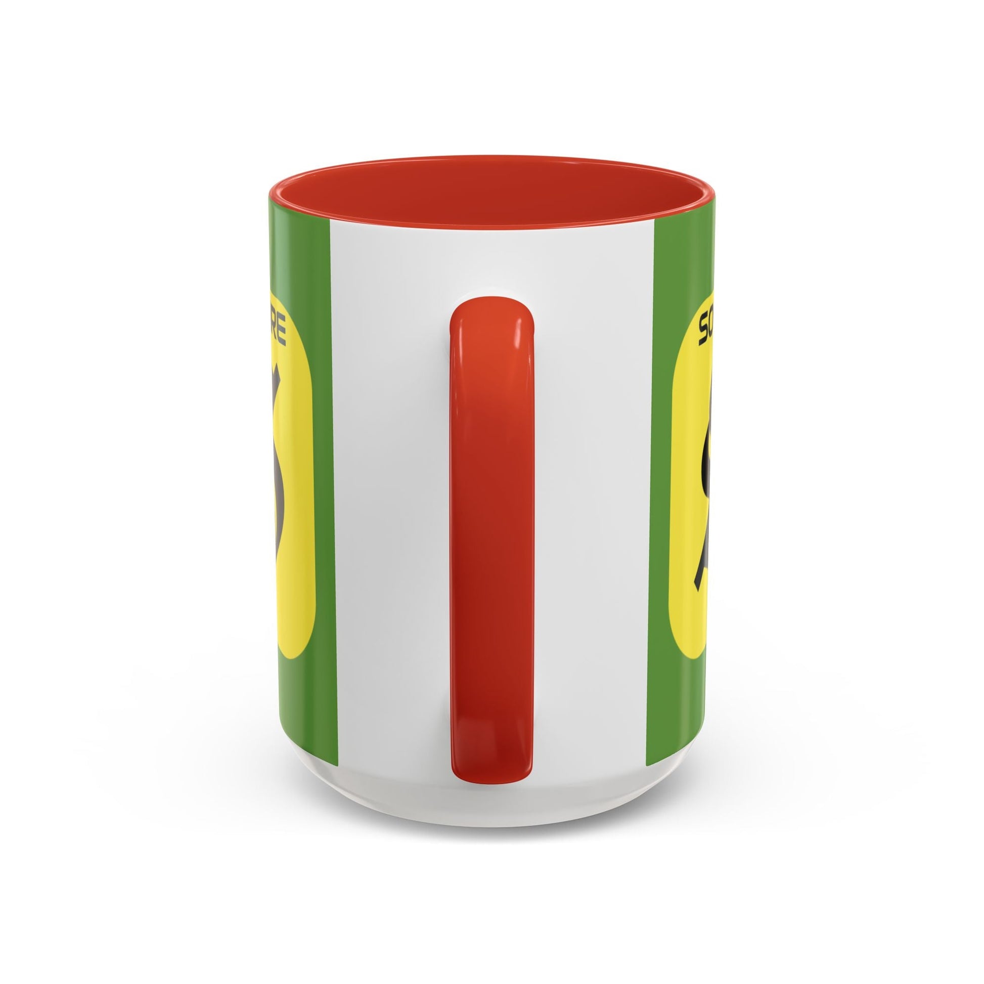 SolflareLogo Green Accent Mug by cypherpunkgear.com – cypherpunkgear.com | Cypherpunk Merch