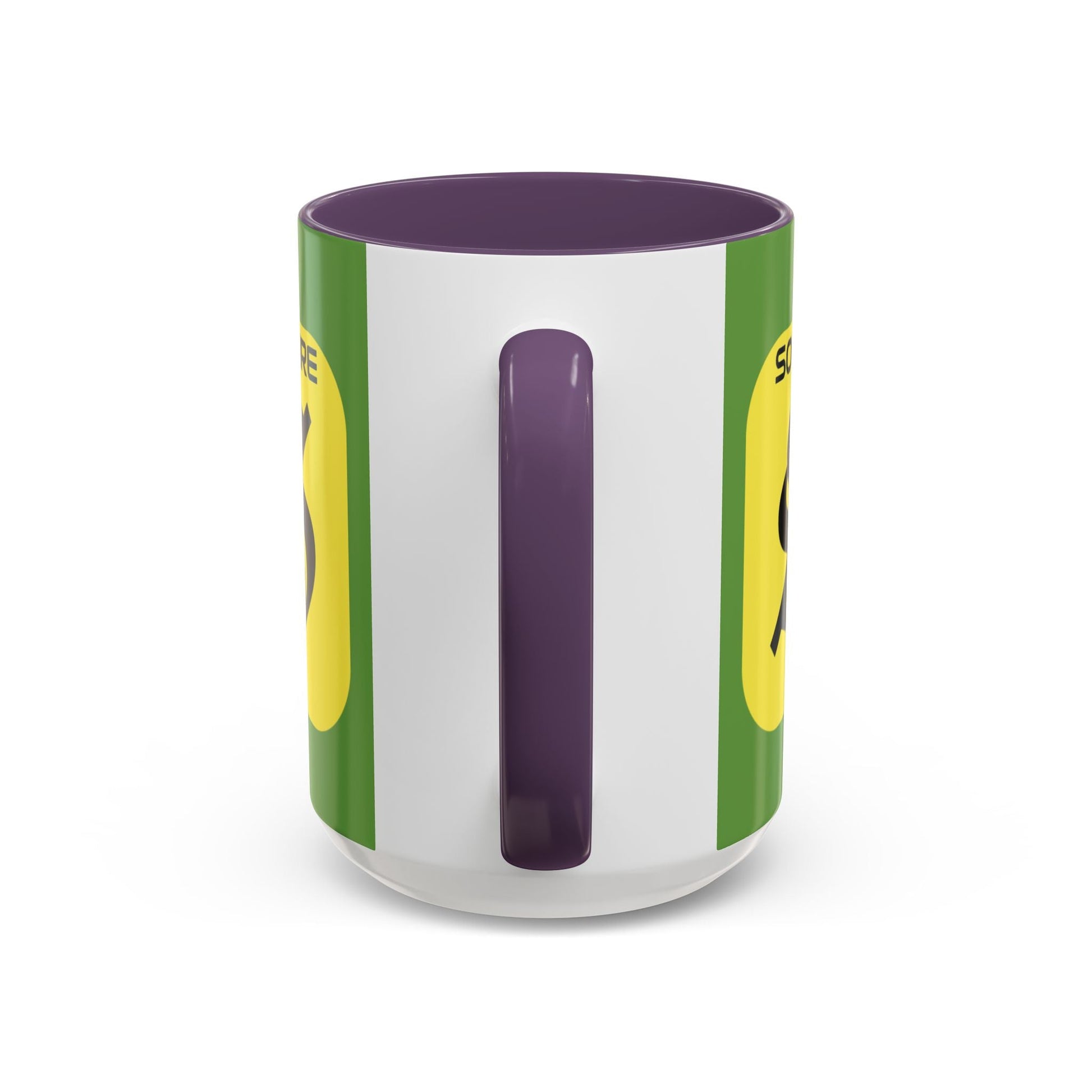 SolflareLogo Green Accent Mug by cypherpunkgear.com – cypherpunkgear.com | Cypherpunk Merch