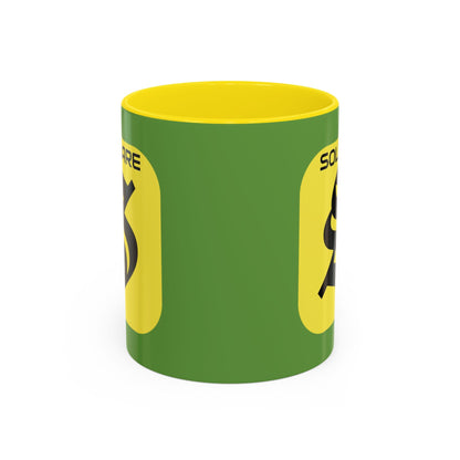 SolflareLogo Green Accent Mug by cypherpunkgear.com – cypherpunkgear.com | Cypherpunk Merch