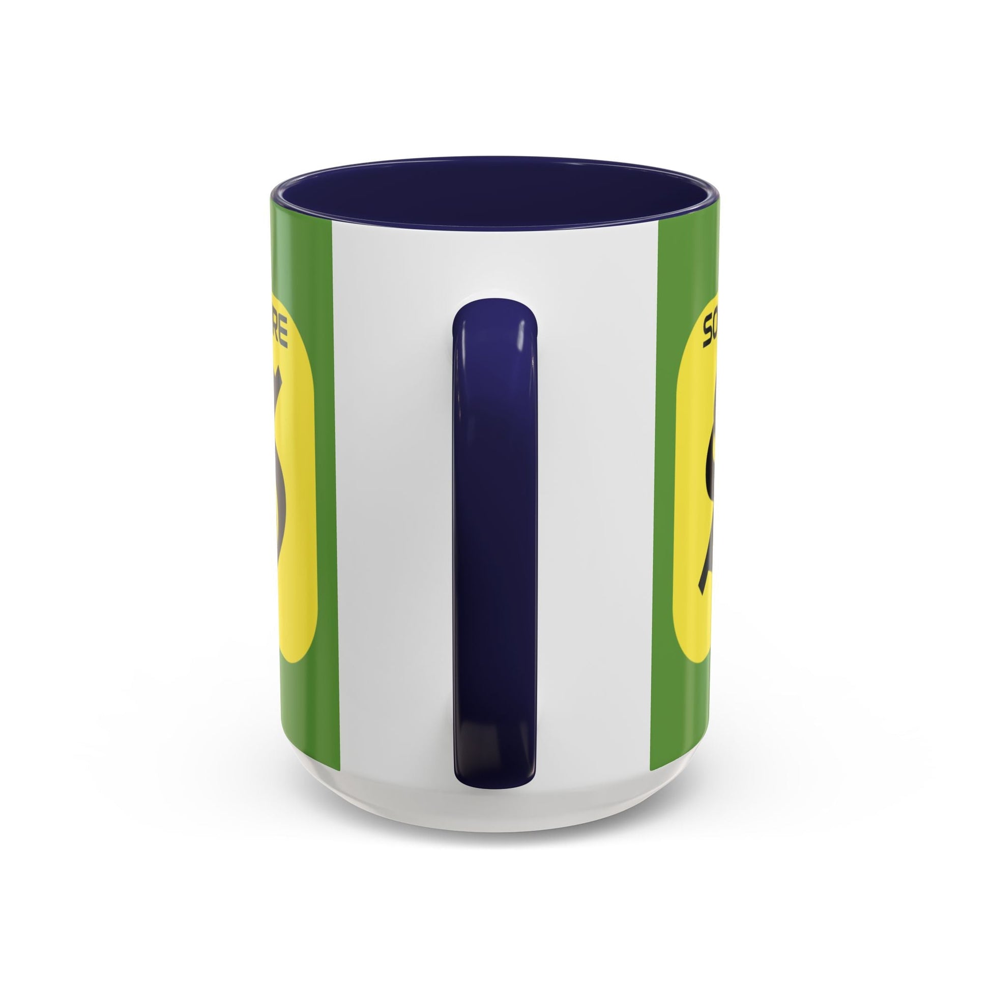 SolflareLogo Green Accent Mug by cypherpunkgear.com – cypherpunkgear.com | Cypherpunk Merch