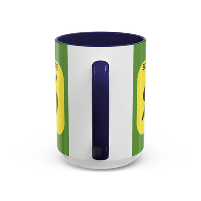 SolflareLogo Green Accent Mug by cypherpunkgear.com – cypherpunkgear.com | Cypherpunk Merch