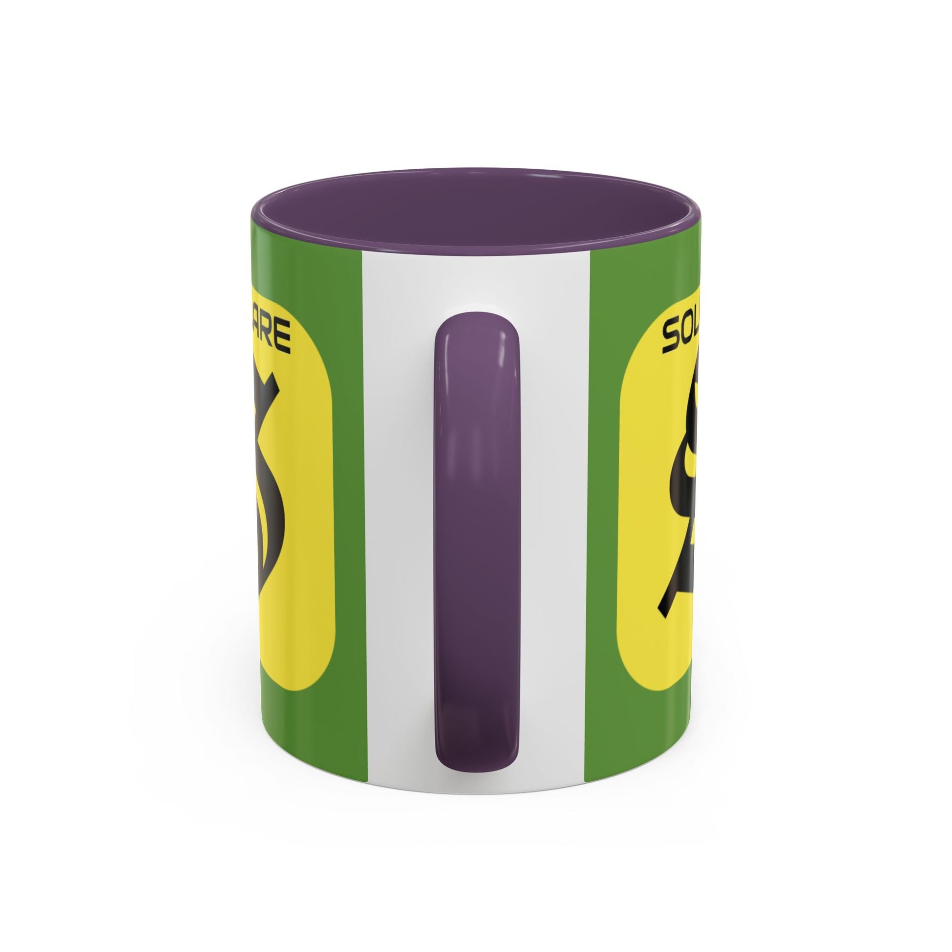 SolflareLogo Green Accent Mug by cypherpunkgear.com – cypherpunkgear.com | Cypherpunk Merch