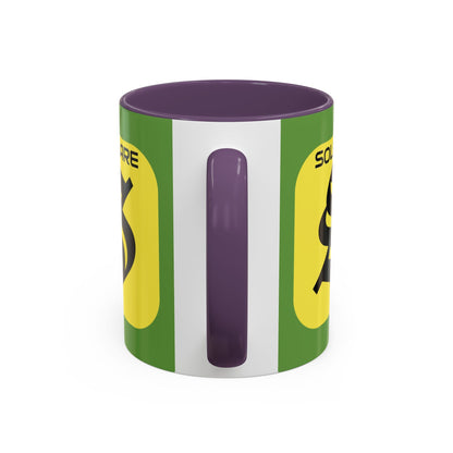 SolflareLogo Green Accent Mug by cypherpunkgear.com – cypherpunkgear.com | Cypherpunk Merch