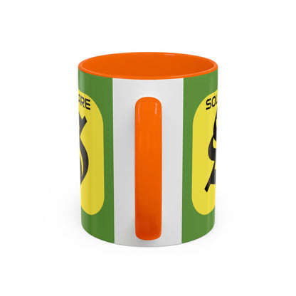 SolflareLogo Green Accent Mug by cypherpunkgear.com – cypherpunkgear.com | Cypherpunk Merch