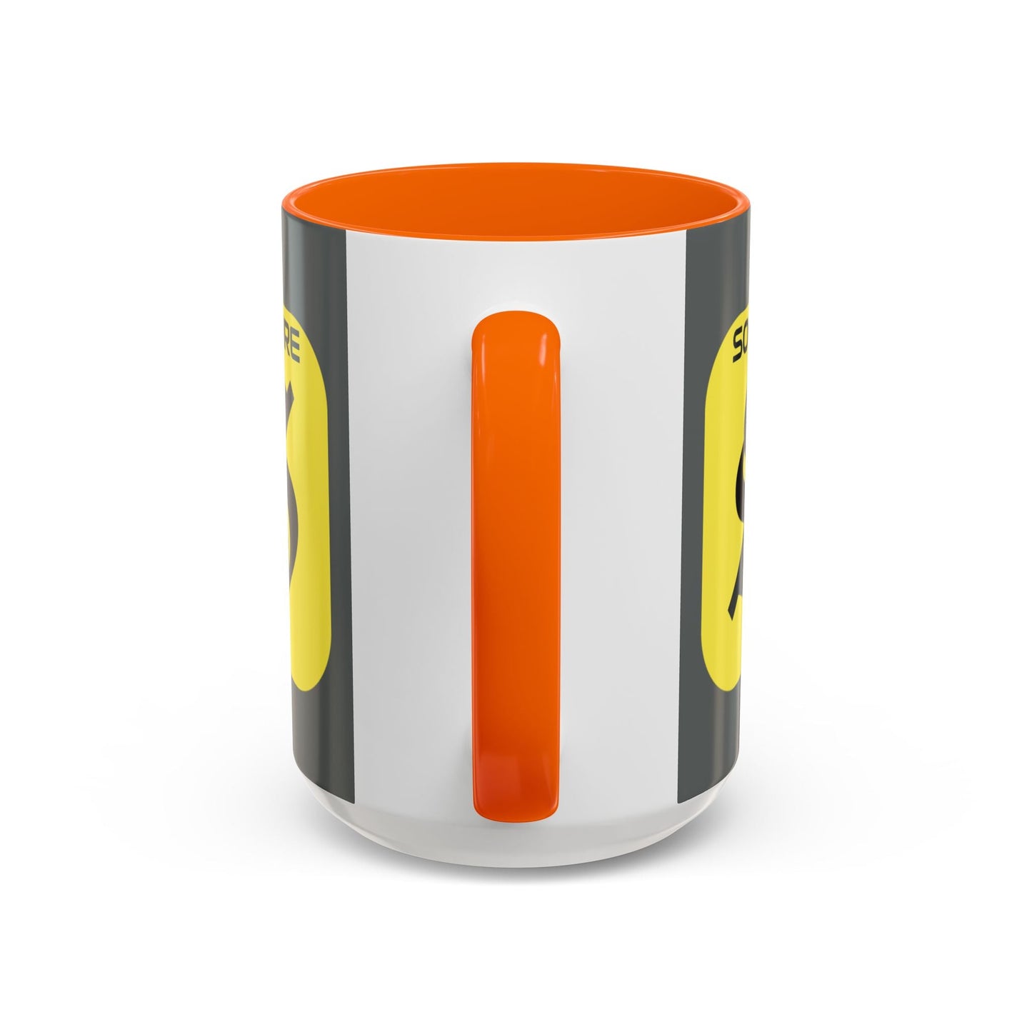 SolflareLogo Grey Accent Mug by cypherpunkgear.com – cypherpunkgear.com | Cypherpunk Merch